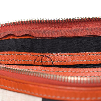 Gucci GG Plus Monogram Web Stripe Small Joy Boston Orange 18 of 19