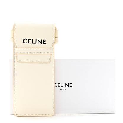 Celine Smooth Calfskin Sunglasses Pouch White 7 of 7
