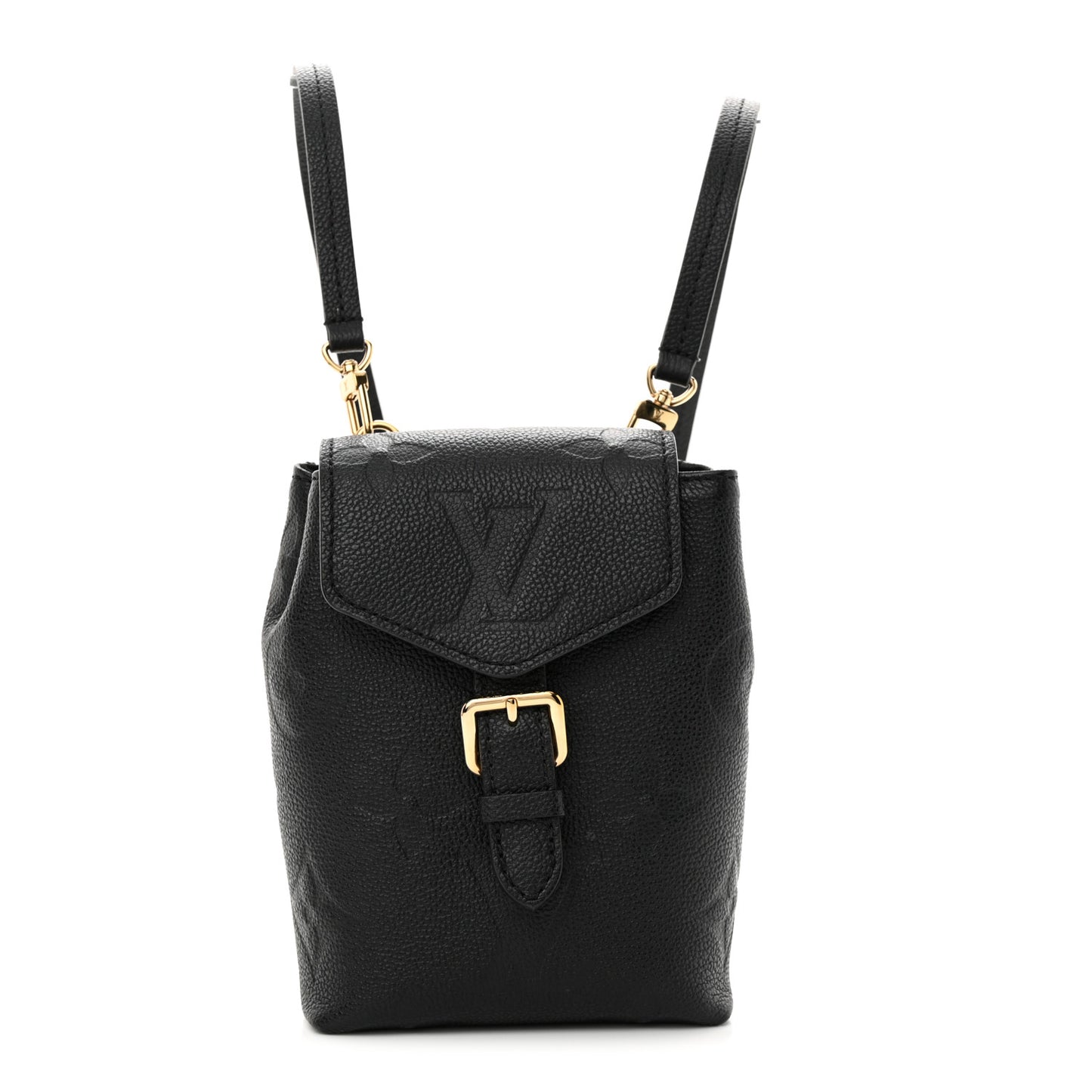 Empreinte Monogram Giant Tiny Backpack Black