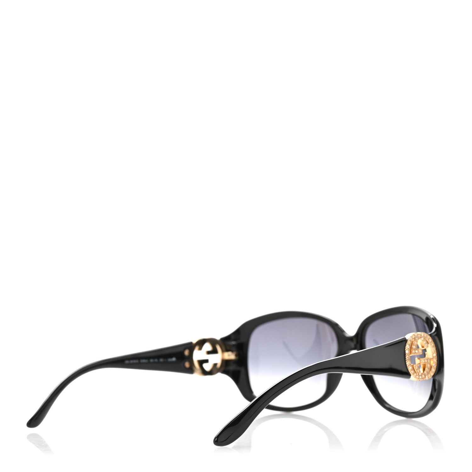 Gucci Acetate Crystal GG Sunglasses 3578/S Black 4 of 8
