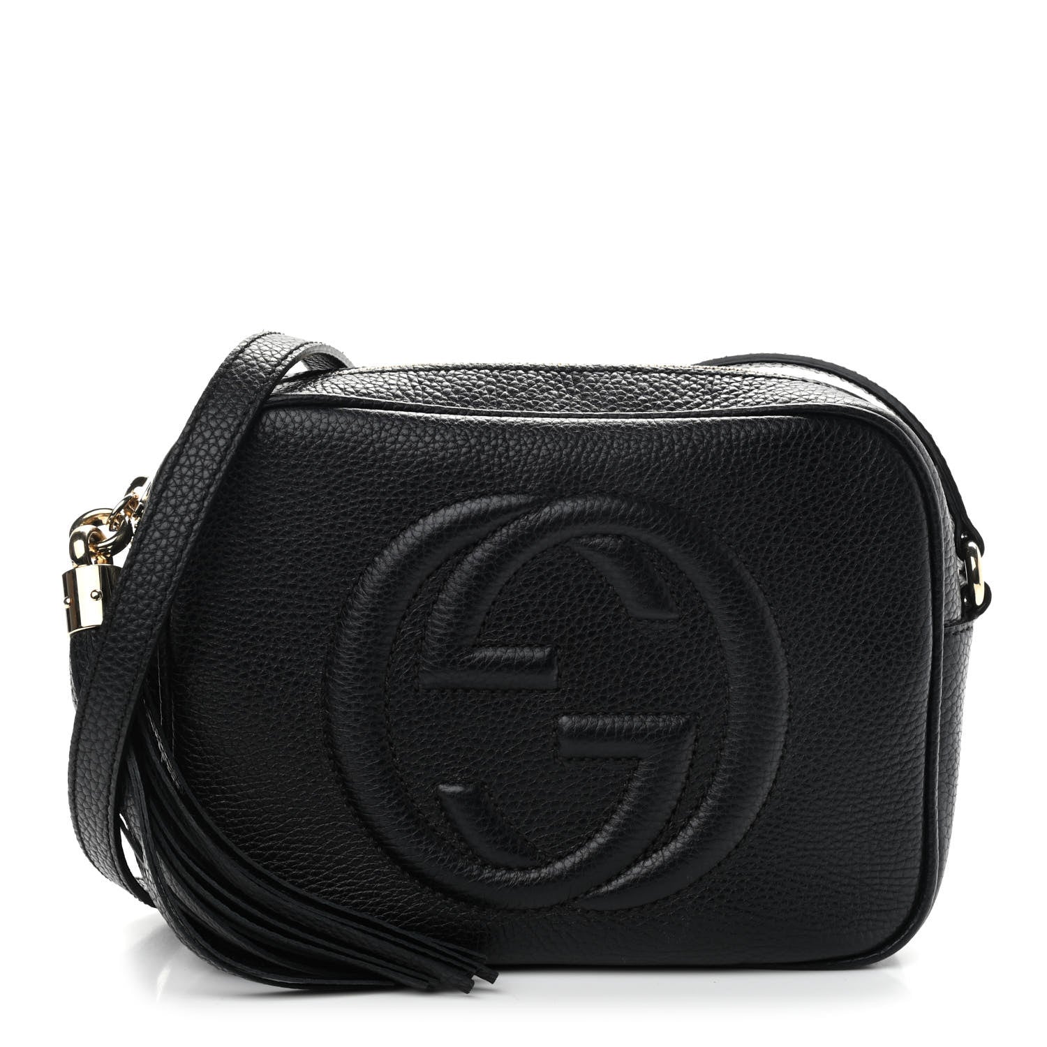 Gucci Pebbled Calfskin Small Soho Disco Bag Black 1 of 9