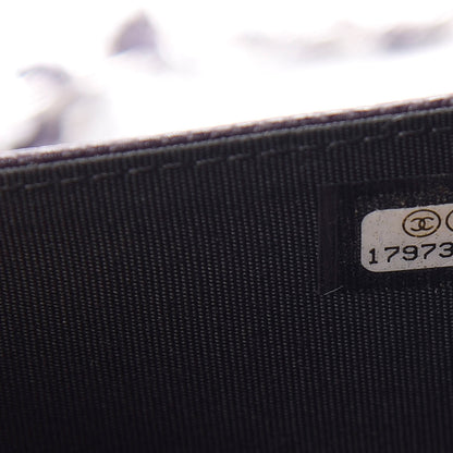 Chanel Caviar Timeless CC Wallet On Chain WOC Purple 8 of 12