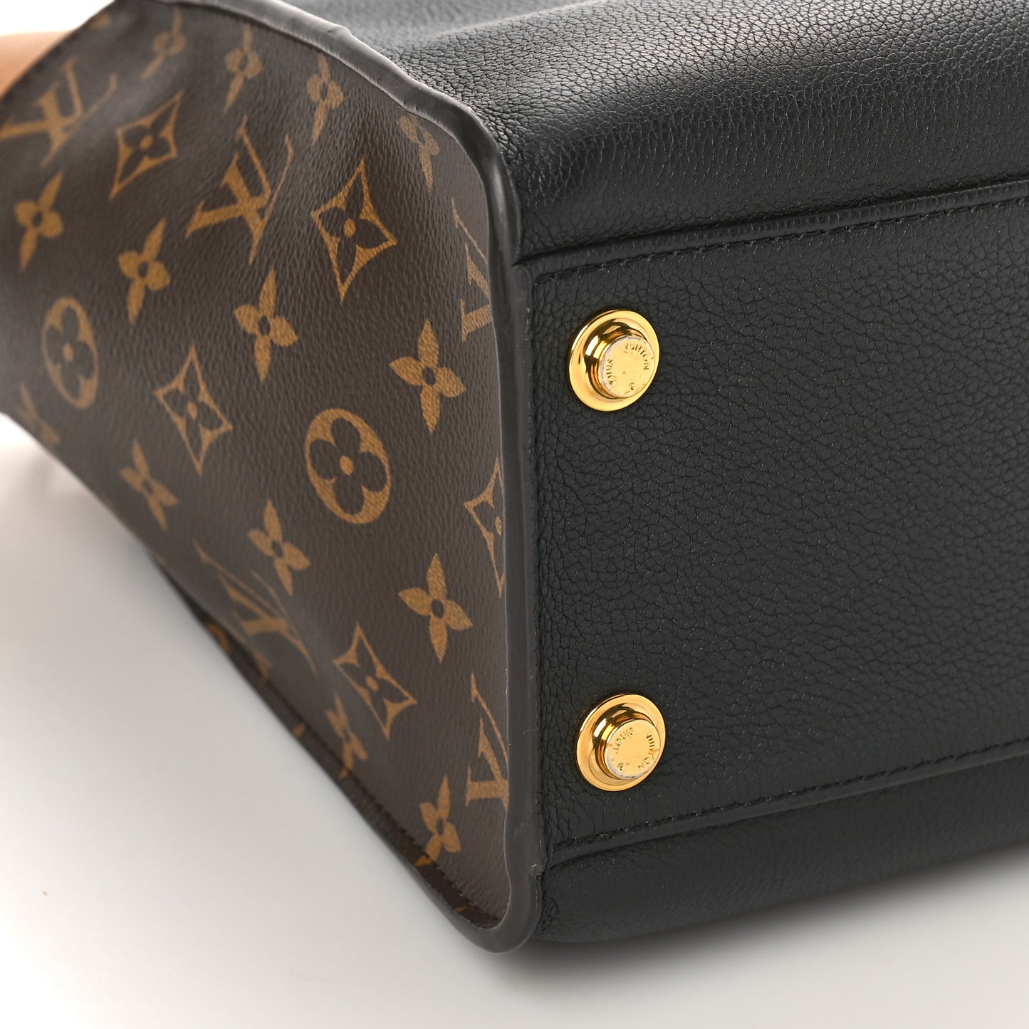Calfskin Monogram On My Side Black