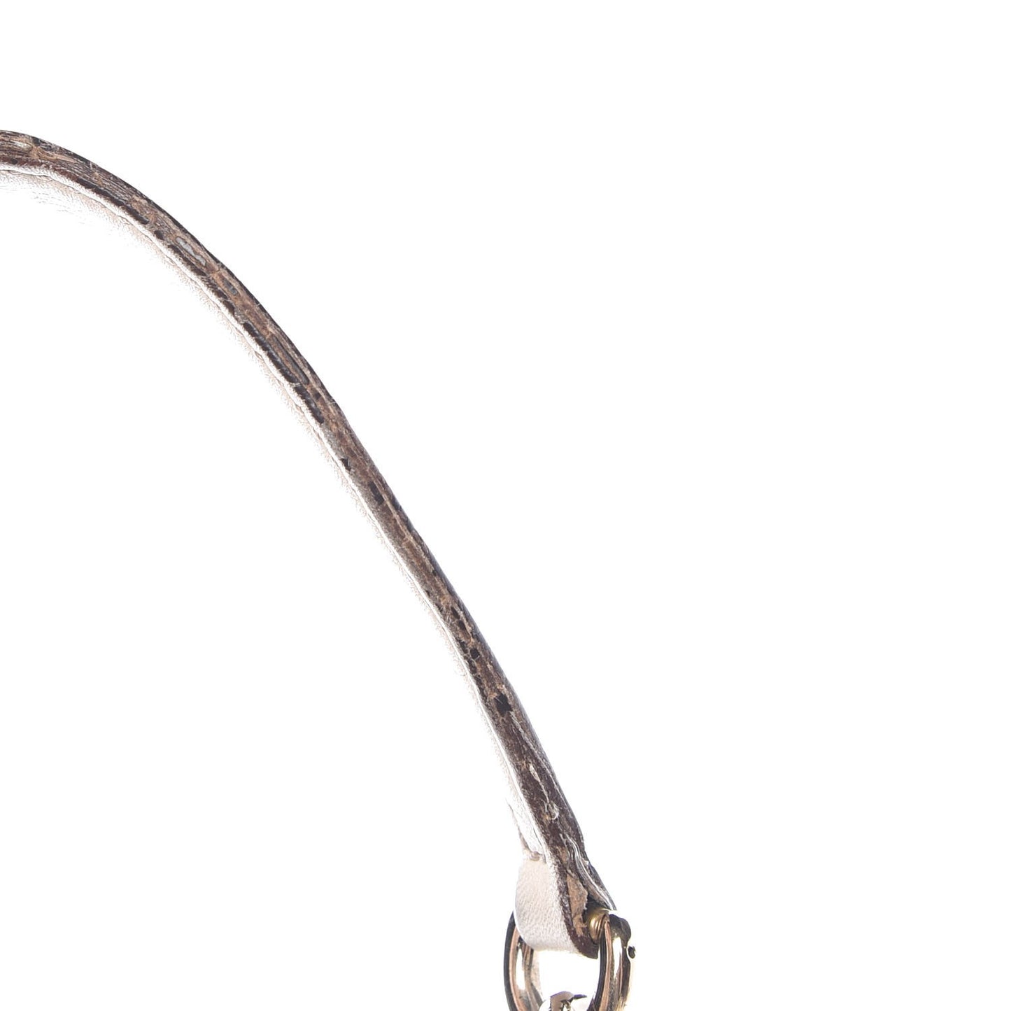 Pebbled Calfskin Medium Soho Chain Shoulder Bag Off White