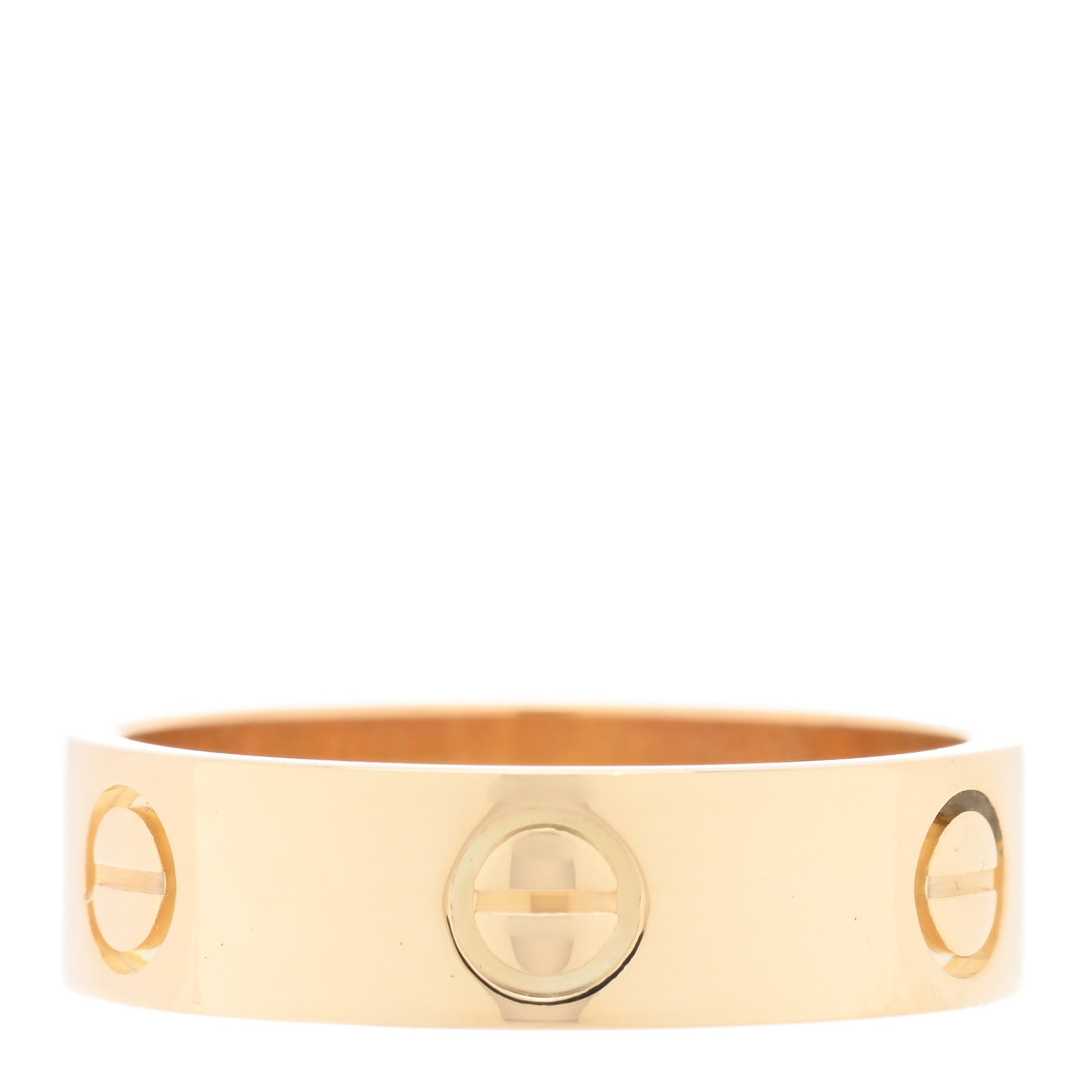 18K Yellow Gold 5.5mm LOVE Ring 56 7.5