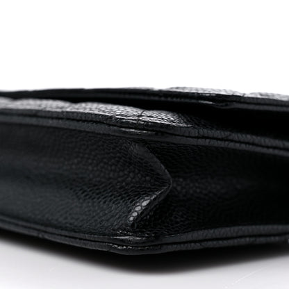 Chanel Caviar Quilted Wallet on Chain WOC Black 10 of 11