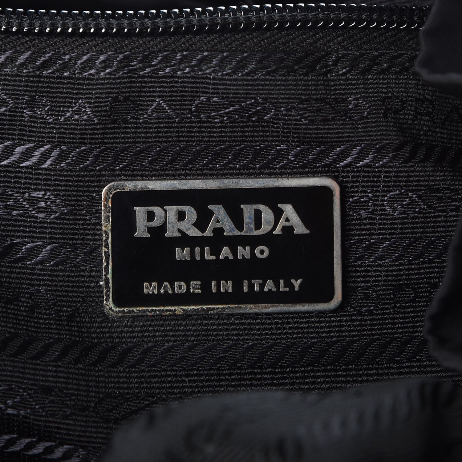 Prada Nylon Vela Medium Backpack Black 6 of 14