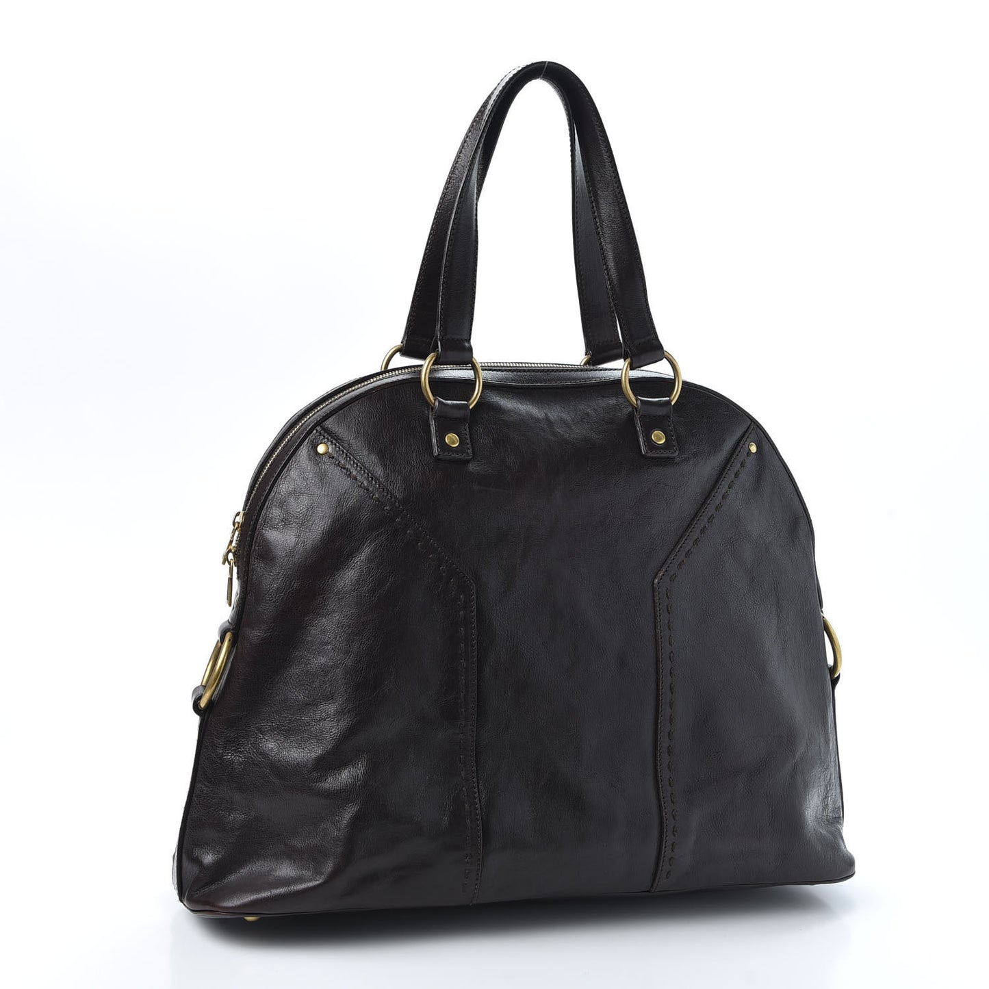 Calfskin Oversized Muse Brown