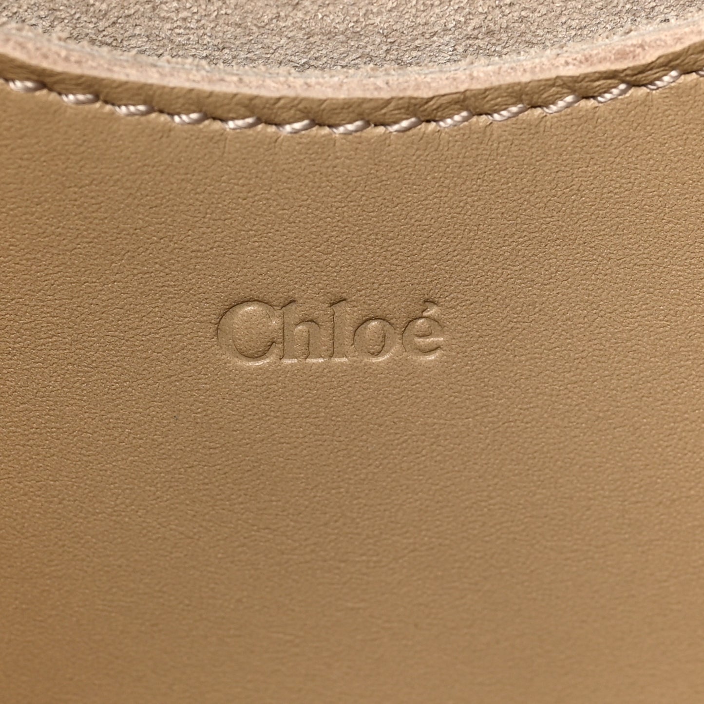 Calfskin Small Mony Tote Argil Brown