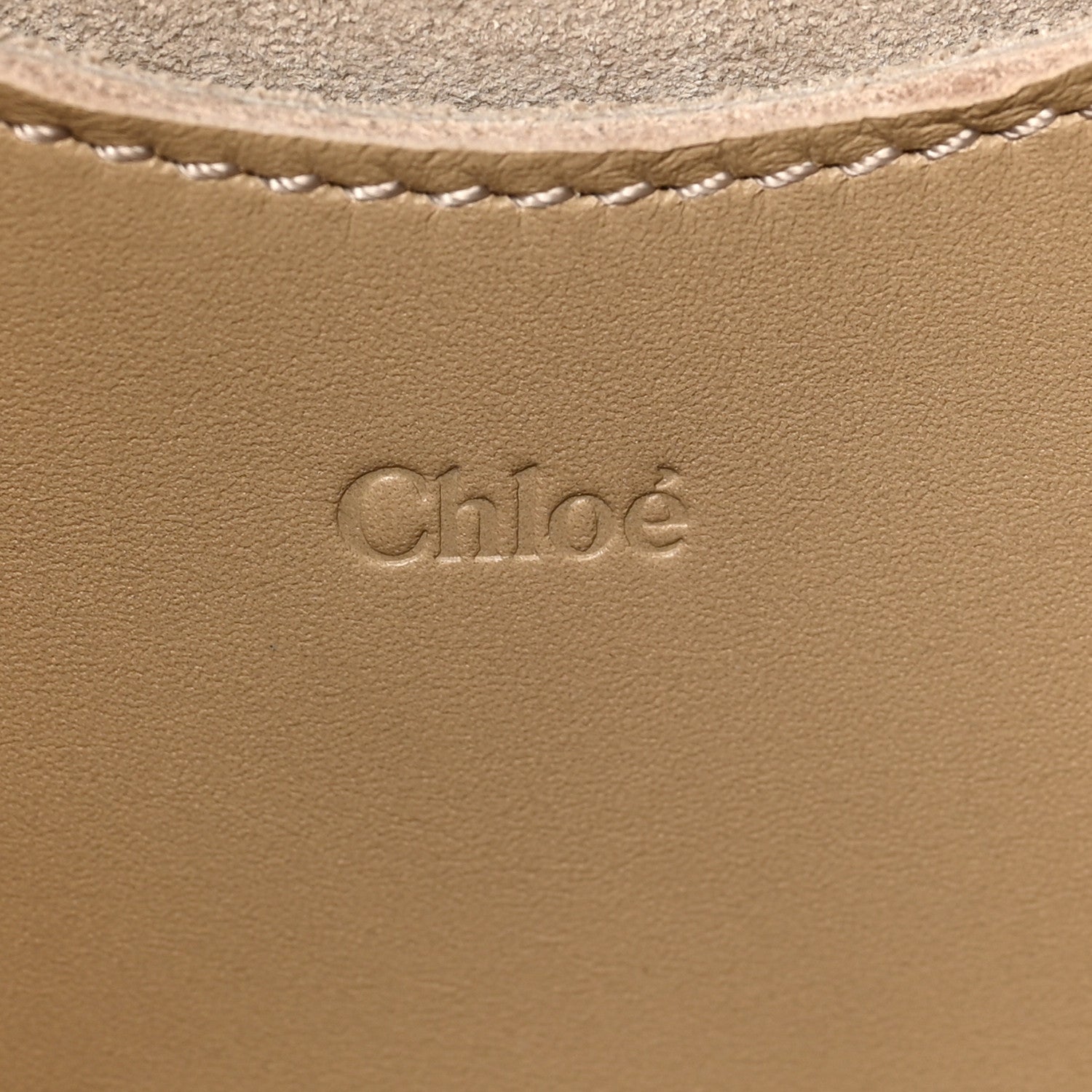 Chloe Calfskin Small Mony Tote Argil Brown 6 of 9