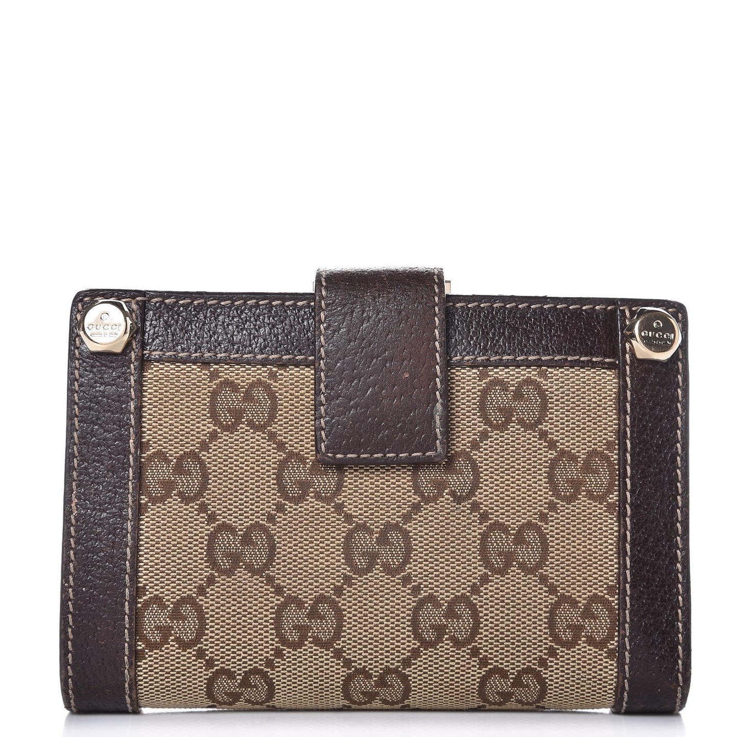 Monogram Charmy French Wallet Dark Brown