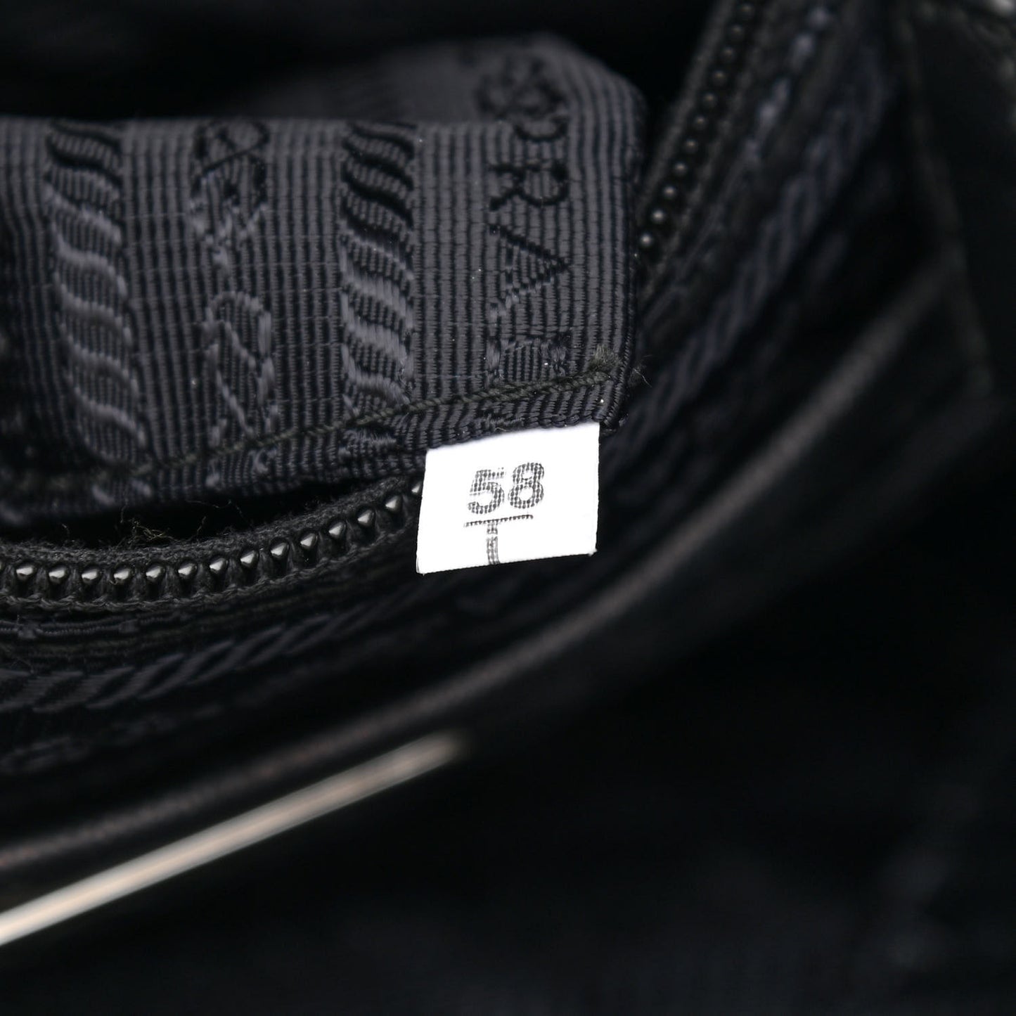 Nylon Vela Saffiano Small Cinch Backpack Black