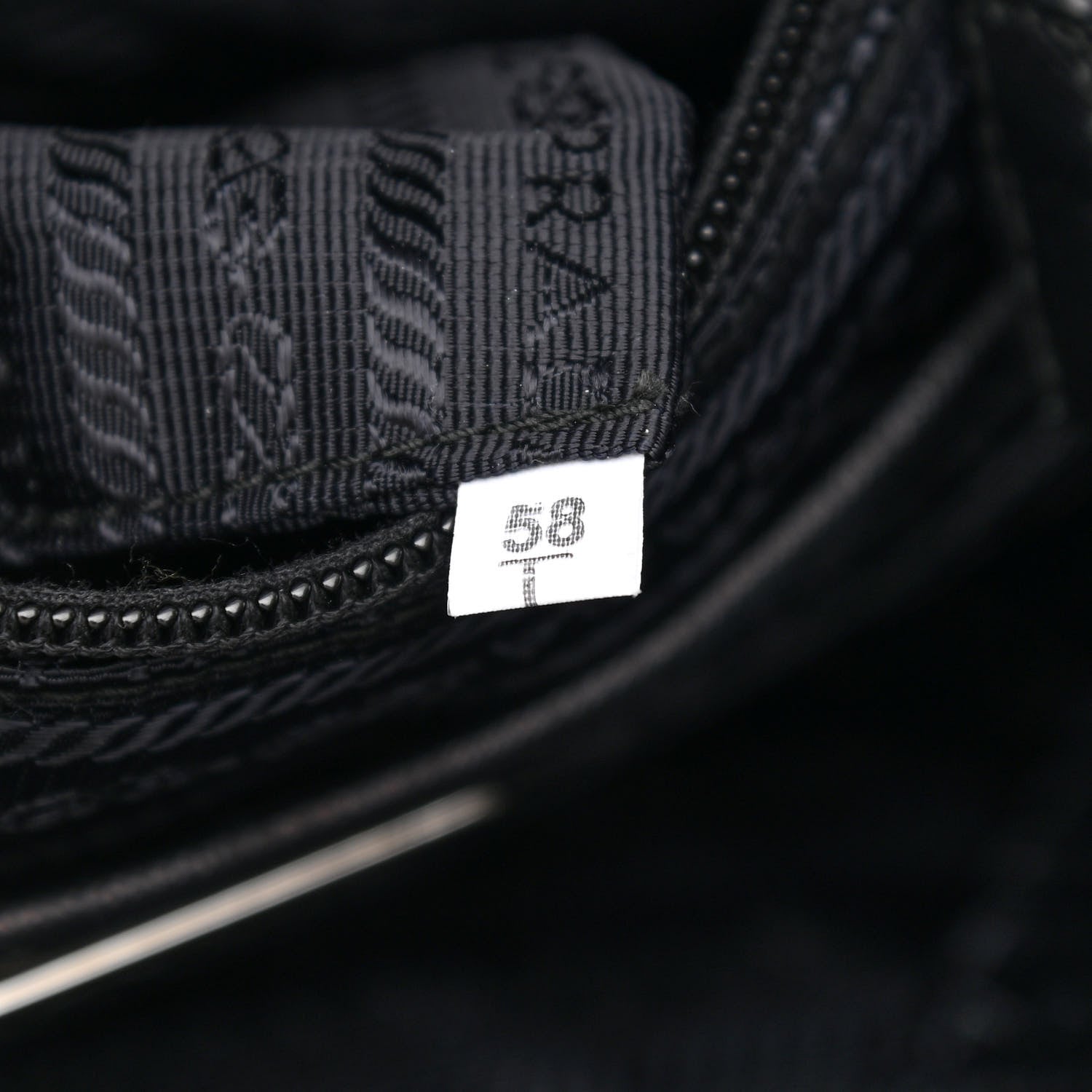 Prada Nylon Vela Saffiano Small Cinch Backpack Black 8 of 12