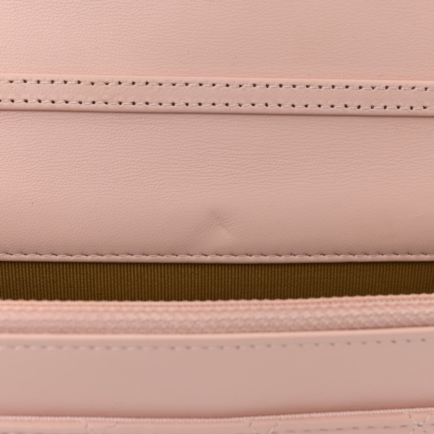 Chanel Lambskin Quilted CC Pearl Crush Wallet on Chain WOC Pink 12 of 12