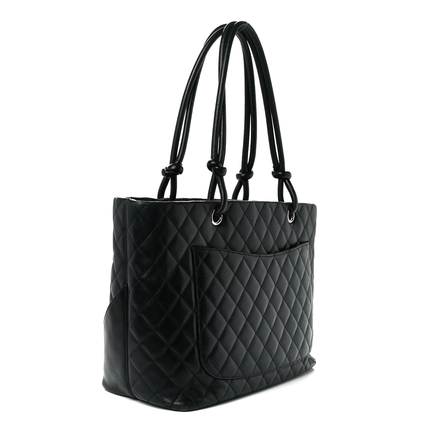 Chanel Calfskin Quilted Large Cambon Tote Black 3 of 11