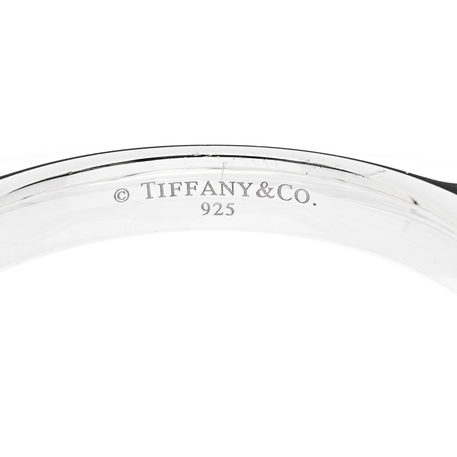 Tiffany Sterling Silver Square Bangle Bracelet 3 of 4