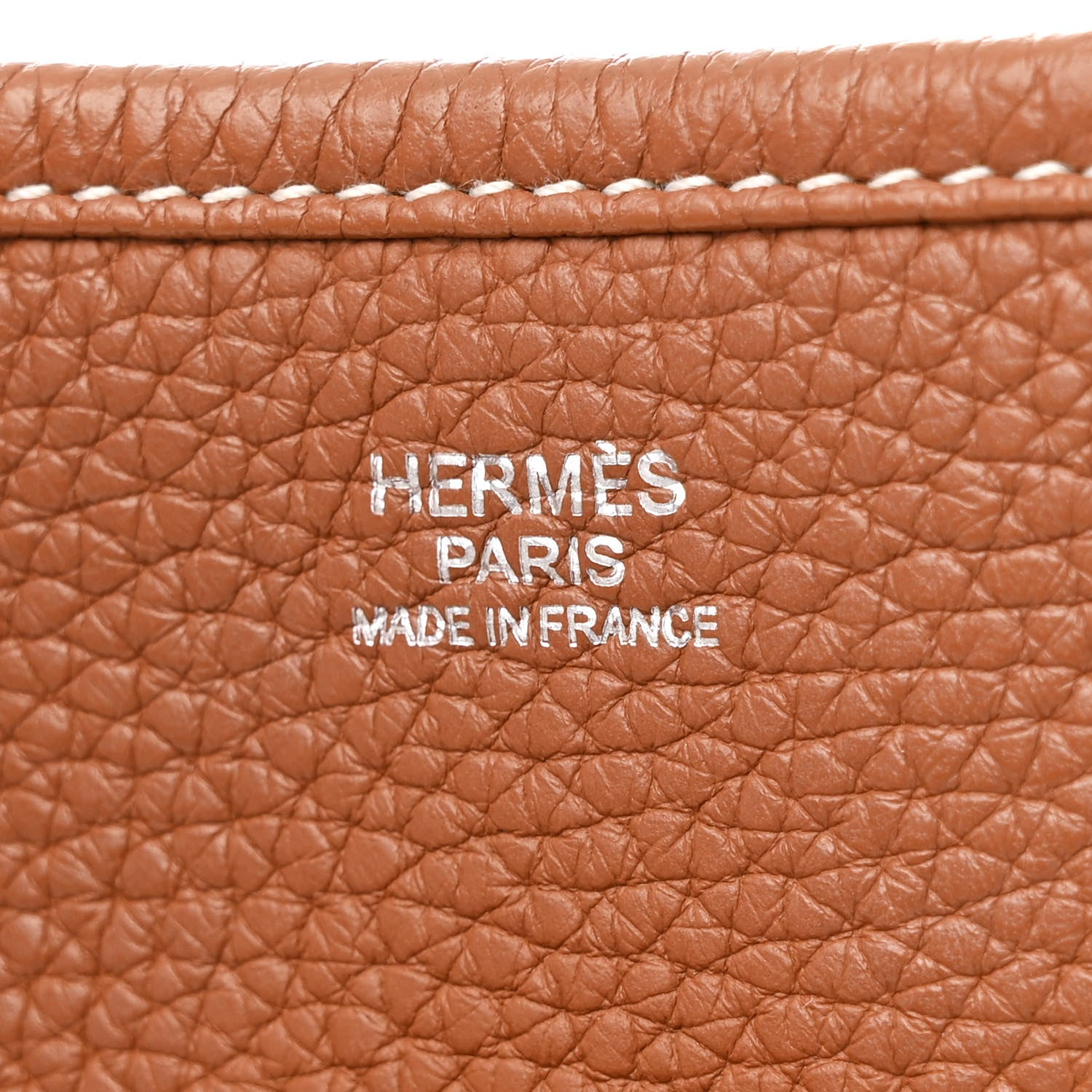 Hermes Taurillon Clemence Evelyne III GM Gold 6 of 10