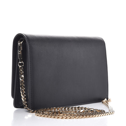 Givenchy Calfskin Triangle Studded Pandora Chain Wallet Black 3 of 6