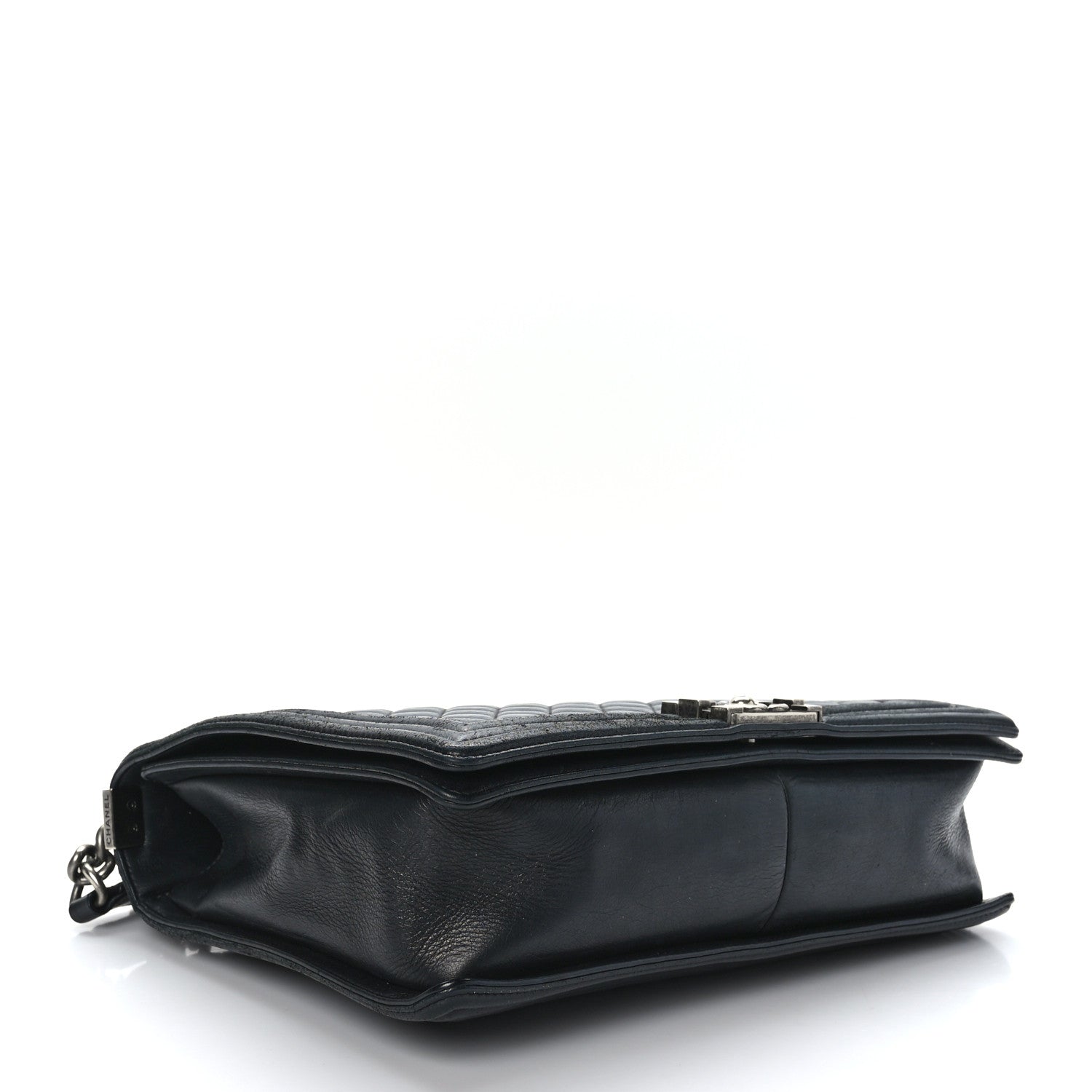 Chanel Lambskin Quilted Large Boy Flap Black 4 of 10
