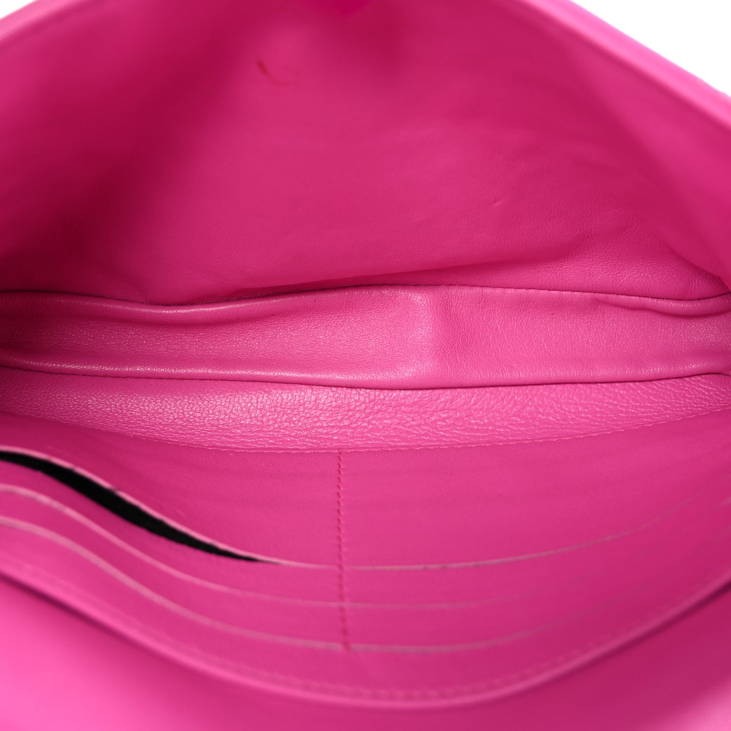 Lambskin Cannage Miss Dior Promenade Pouch Fuchsia