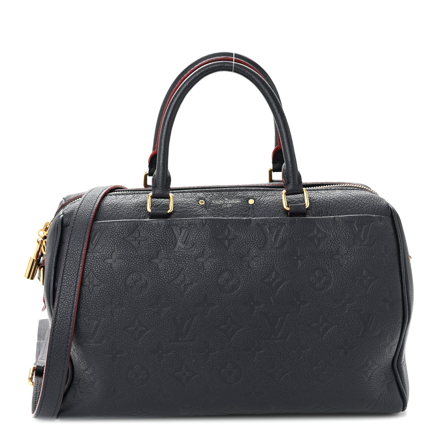 Louis Vuitton Empreinte Speedy Bandouliere 30 NM Marine Rouge 1 of 10