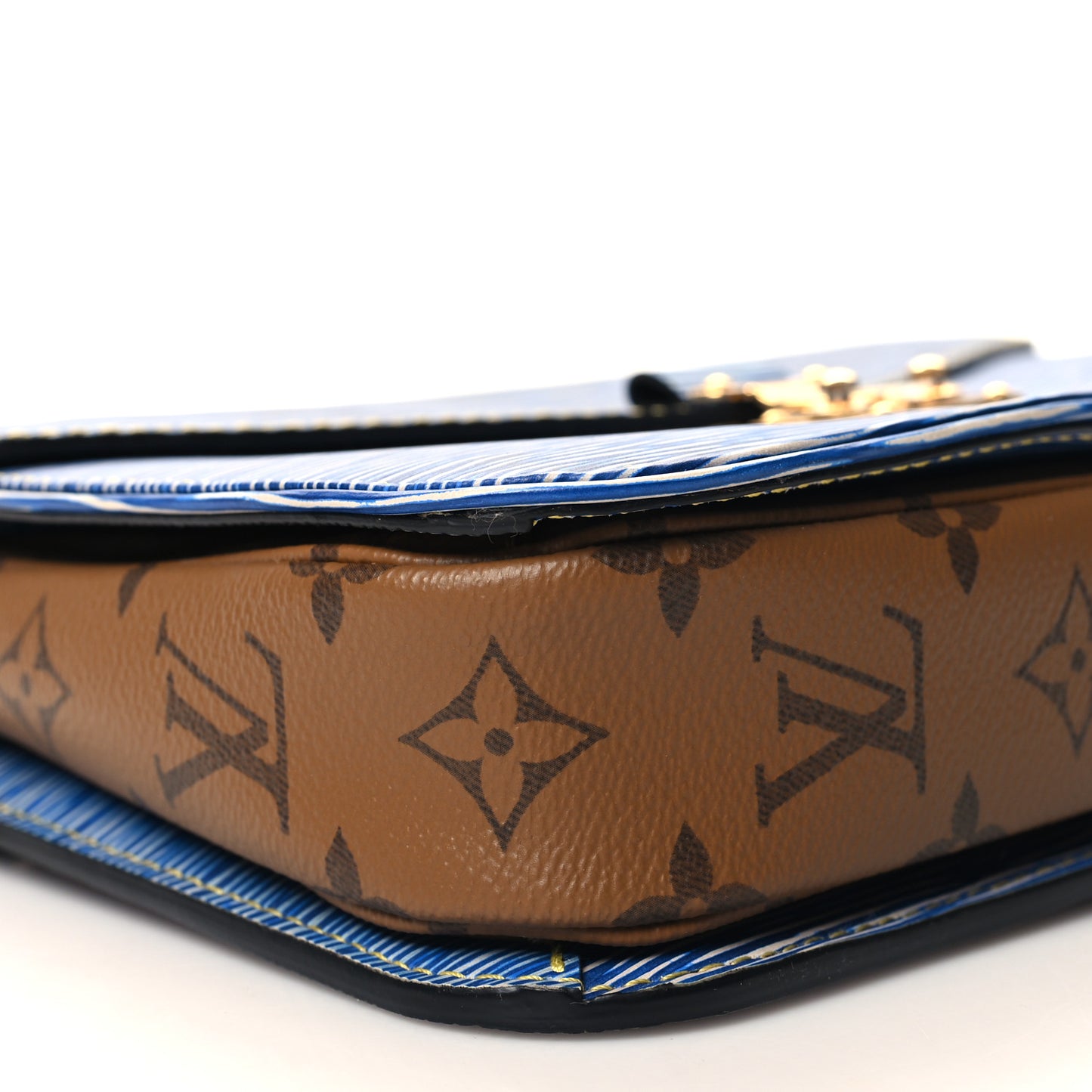 Epi Reverse Monogram Pochette Metis Denim Light