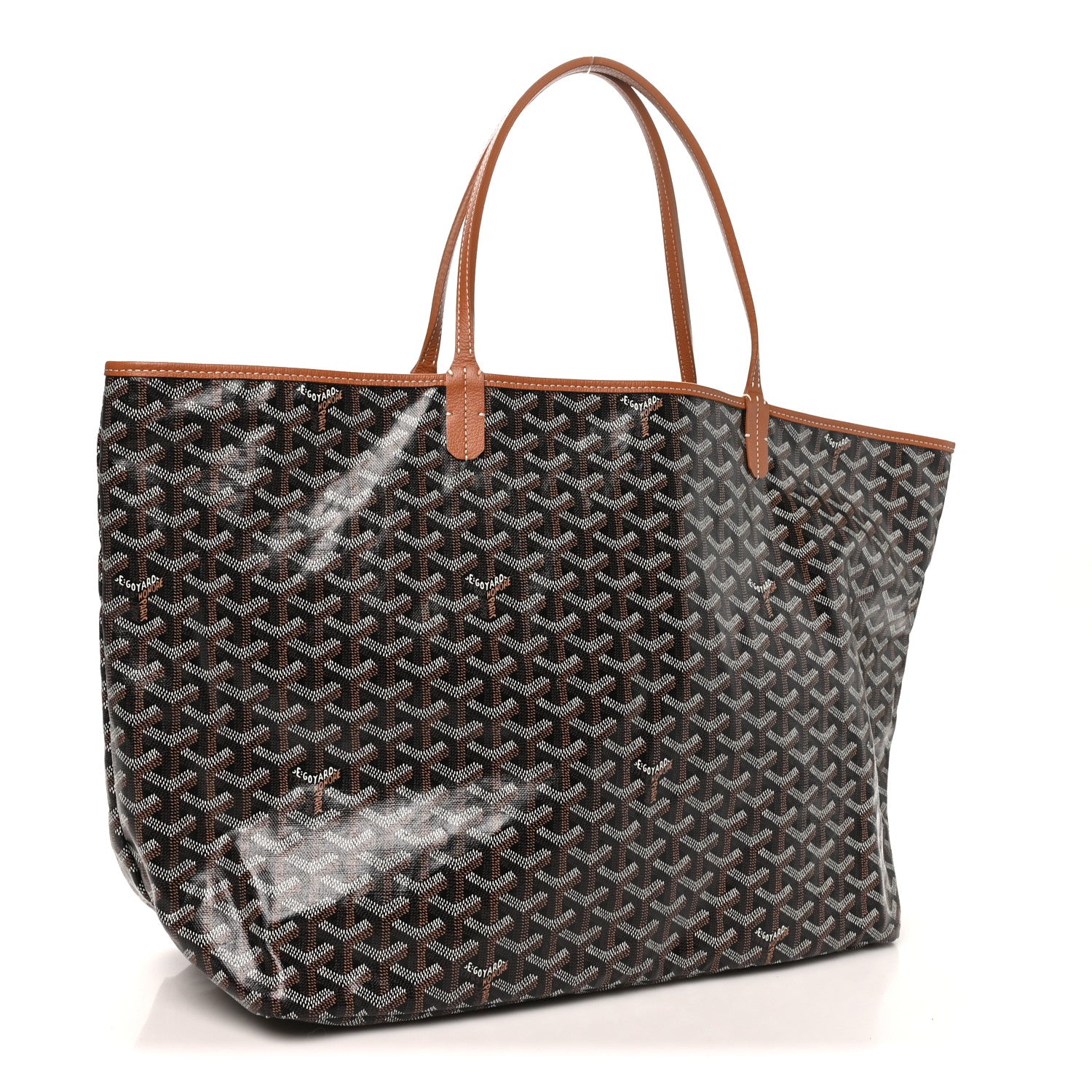 Goyard Goyardine Saint Louis GM Black Gold 4 of 11