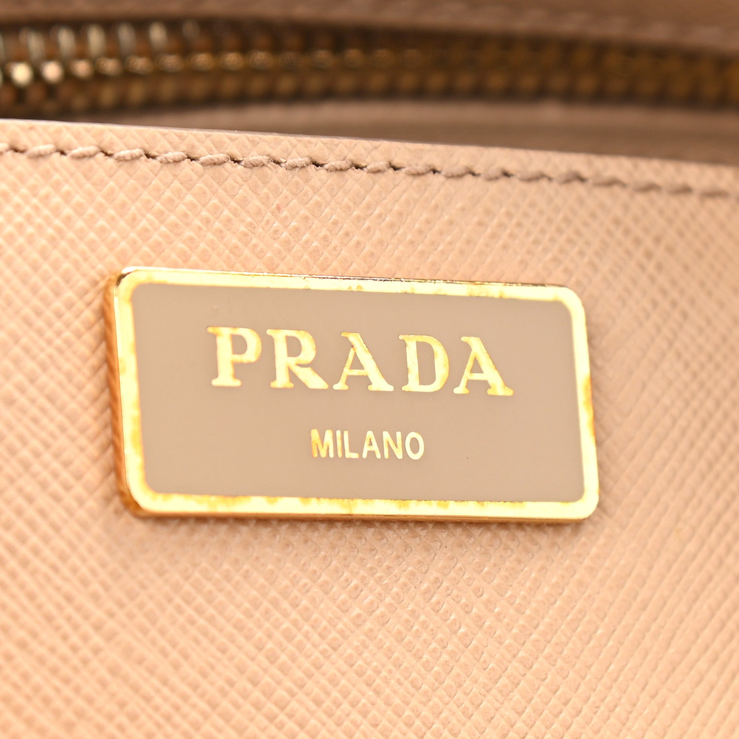 Prada Saffiano Medium Galleria Double Zip Tote Sabbia 8 of 13