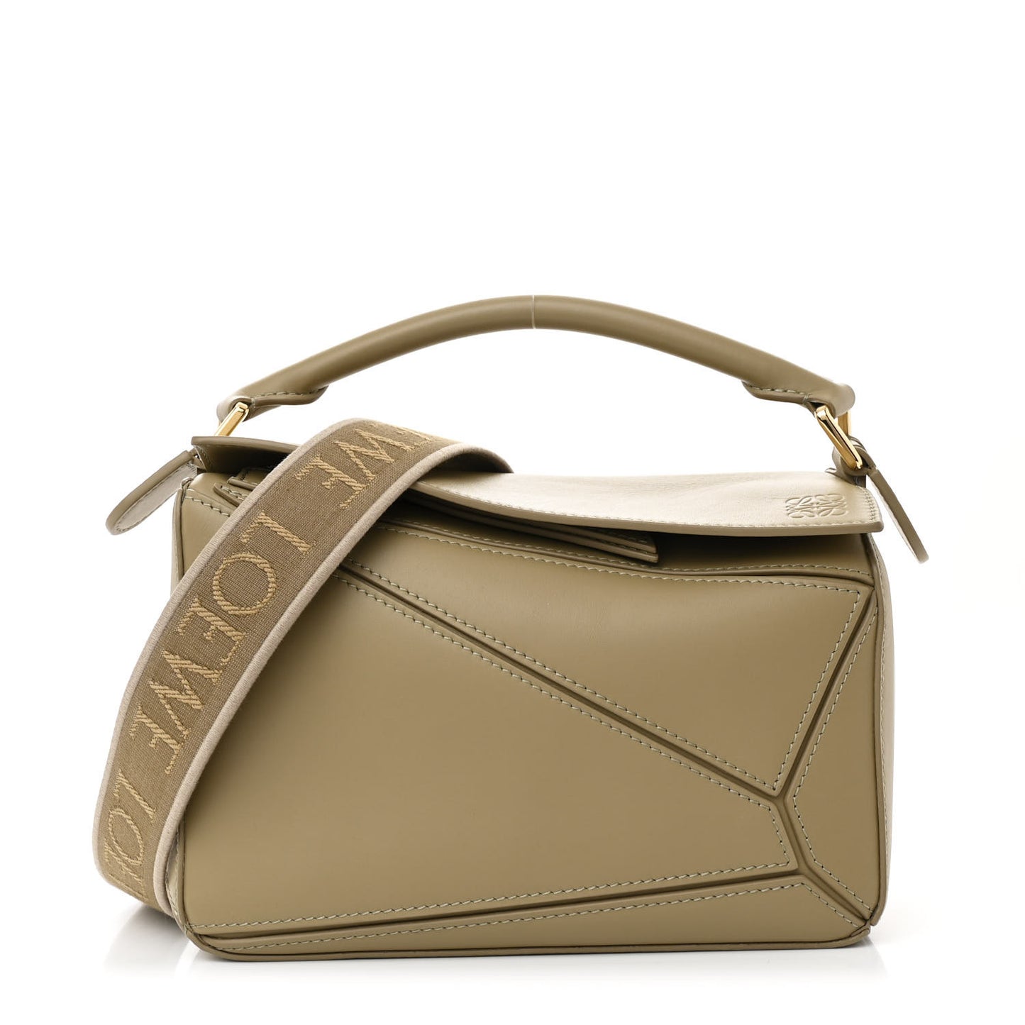 Calfskin Small Puzzle Bag Artichoke