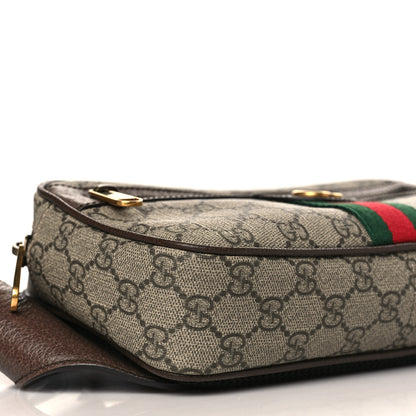 Gucci Soft GG Supreme Monogram Medium Ophidia Belt Bag Dark Brown 8 of 9