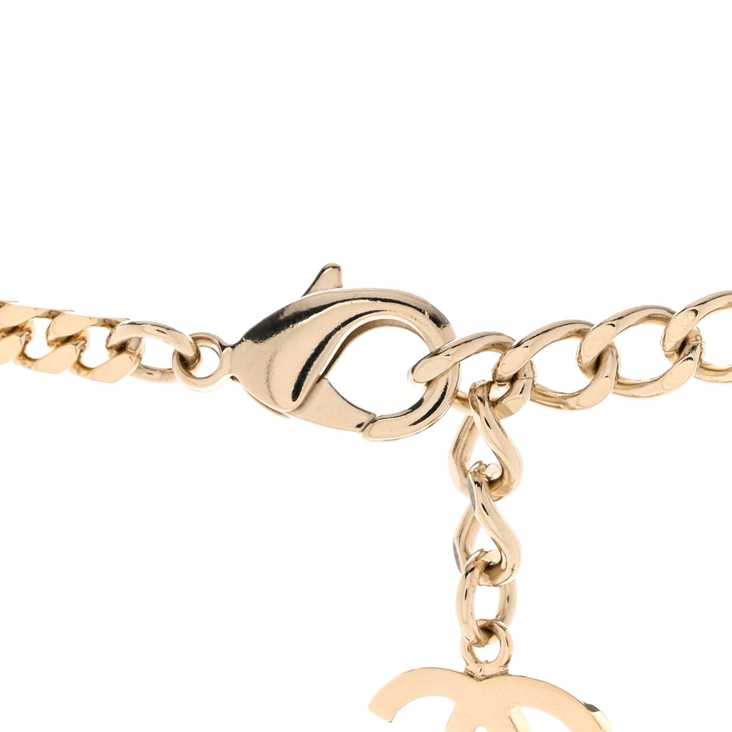 Crystal CC Chain Links Belt 80 Gold Silver