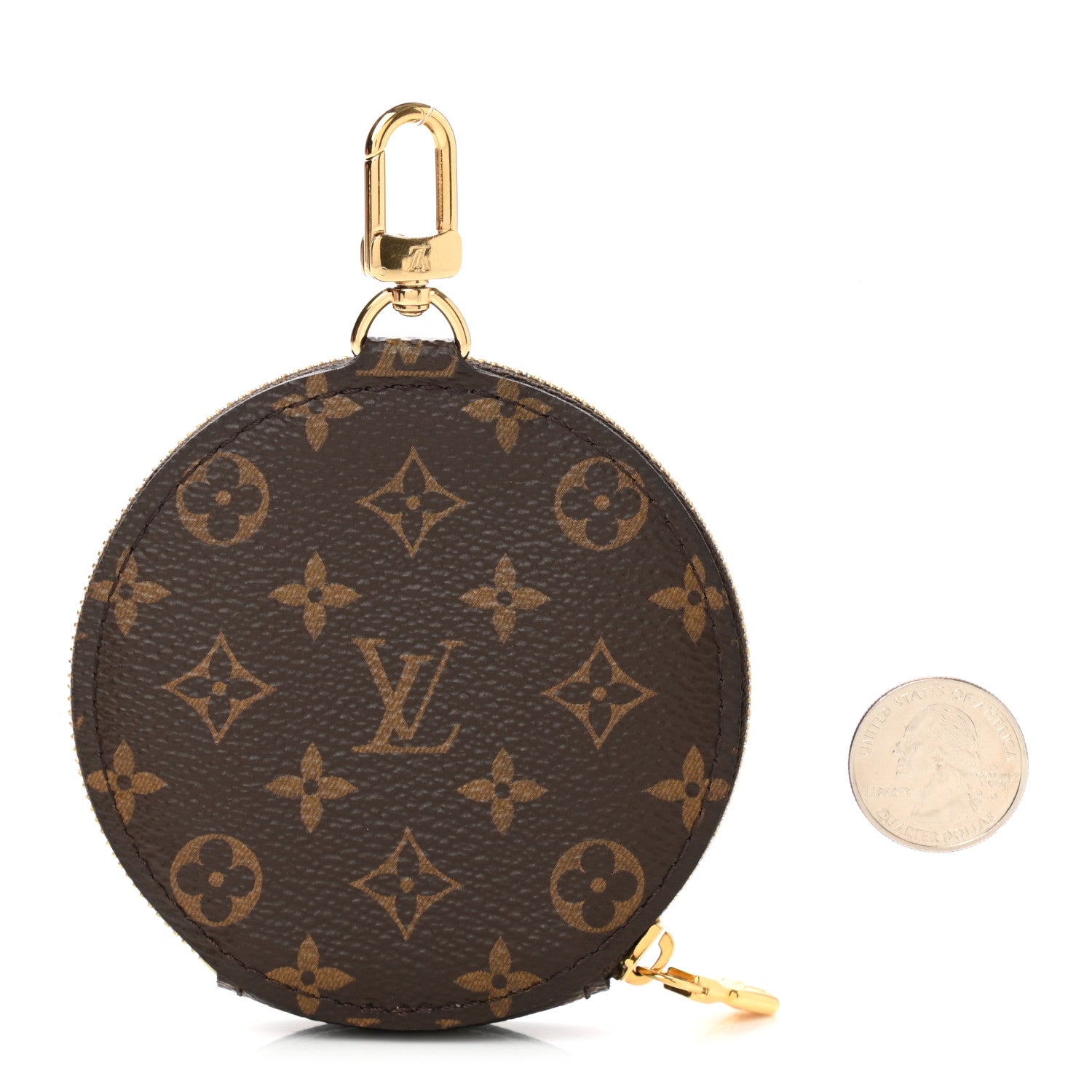 Louis Vuitton Monogram Multi Pochette Accessories Round Coin Purse 2 of 5