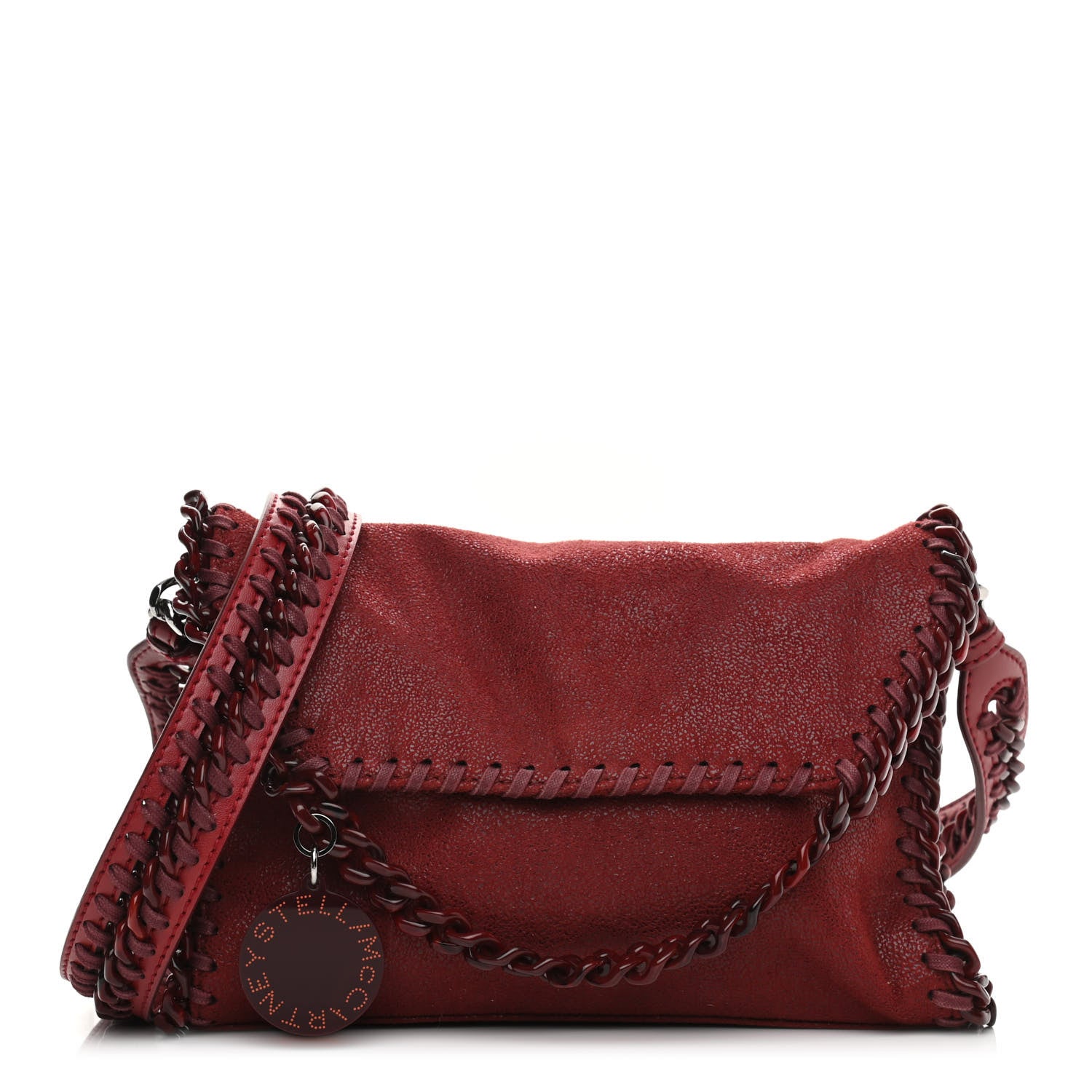 Stella McCartney Shaggy Deer Mini Candy Falabella Ruby 1 of 11