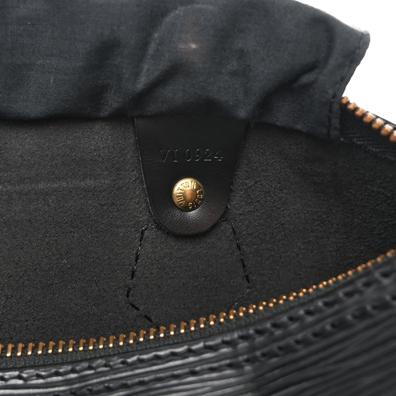 Louis Vuitton Epi Speedy 25 Black 10 of 11