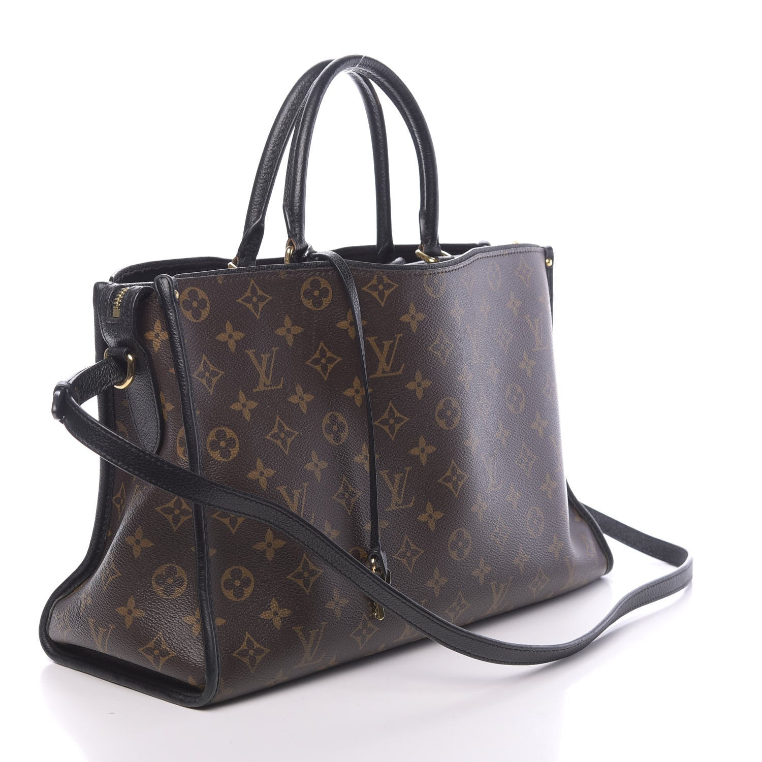 Louis Vuitton Monogram Popincourt MM Black 4 of 12