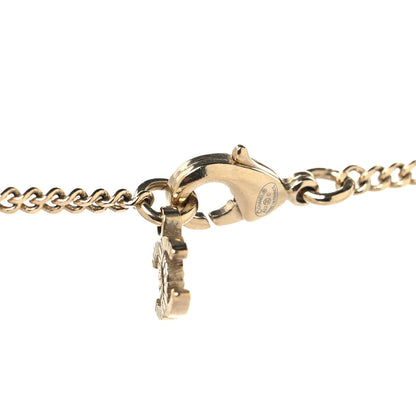 Chanel Metal Quilted CC Necklace Gold 4 of 4