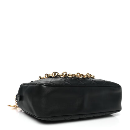 Chanel Lambskin Quilted All About Chains Camera Bag Black 4 of 10