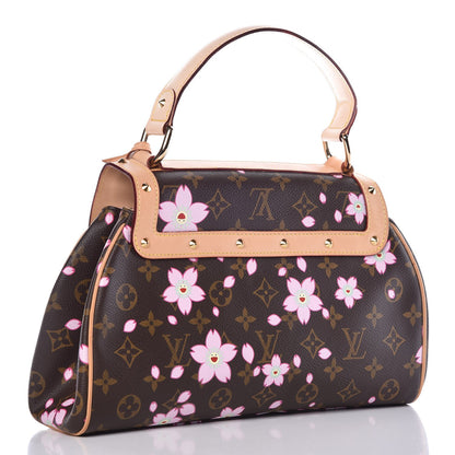 Louis Vuitton Monogram Cherry Blossom Sac Retro Bag Brown 3 of 7