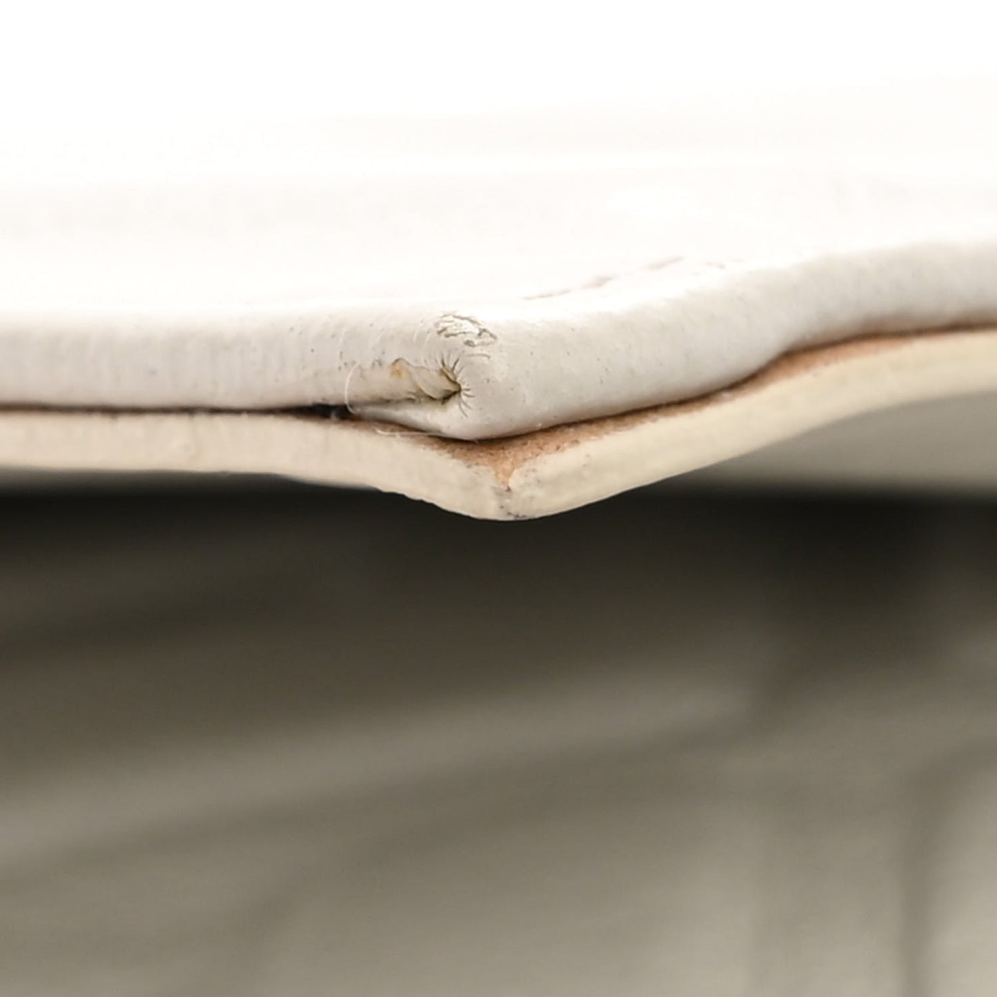 Nappa FF 1974 Embossed Large Baguette White