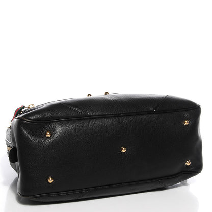 Gucci Leather Capri Large Bowler Black 4 of 7