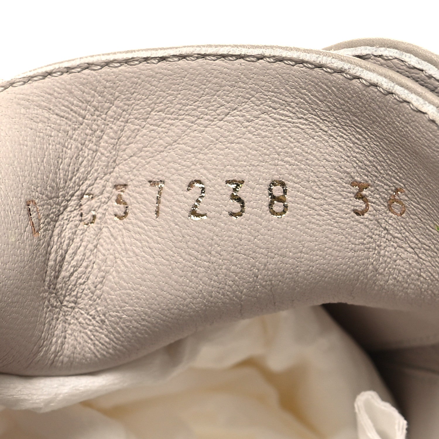 Chanel Metallic Lambskin Platform Sneakers 36 Beige Black Gold 6 of 8