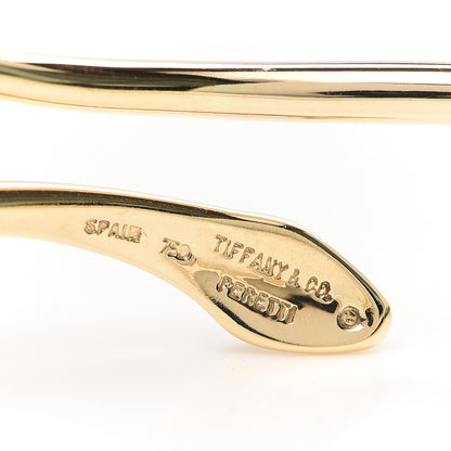Tiffany 18K Yellow Gold Elsa Peretti Snake Bangle Bracelet 4 of 4