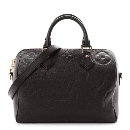 Louis Vuitton Empreinte Monogram Giant Speedy Bandouliere 25 Chocolate 1 of 9