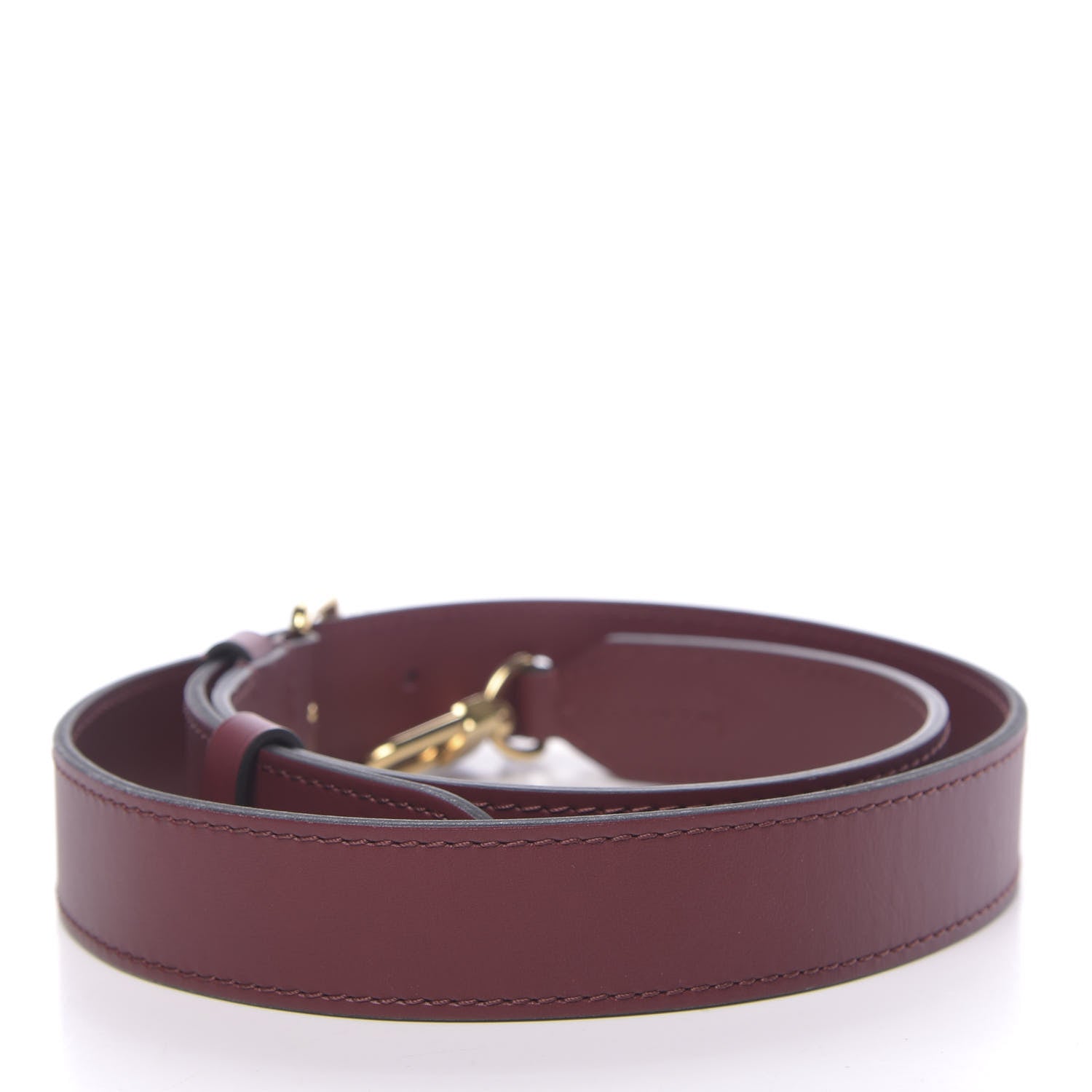 Louis Vuitton Calfskin Adjustable Shoulder Strap Burgundy 2 of 3
