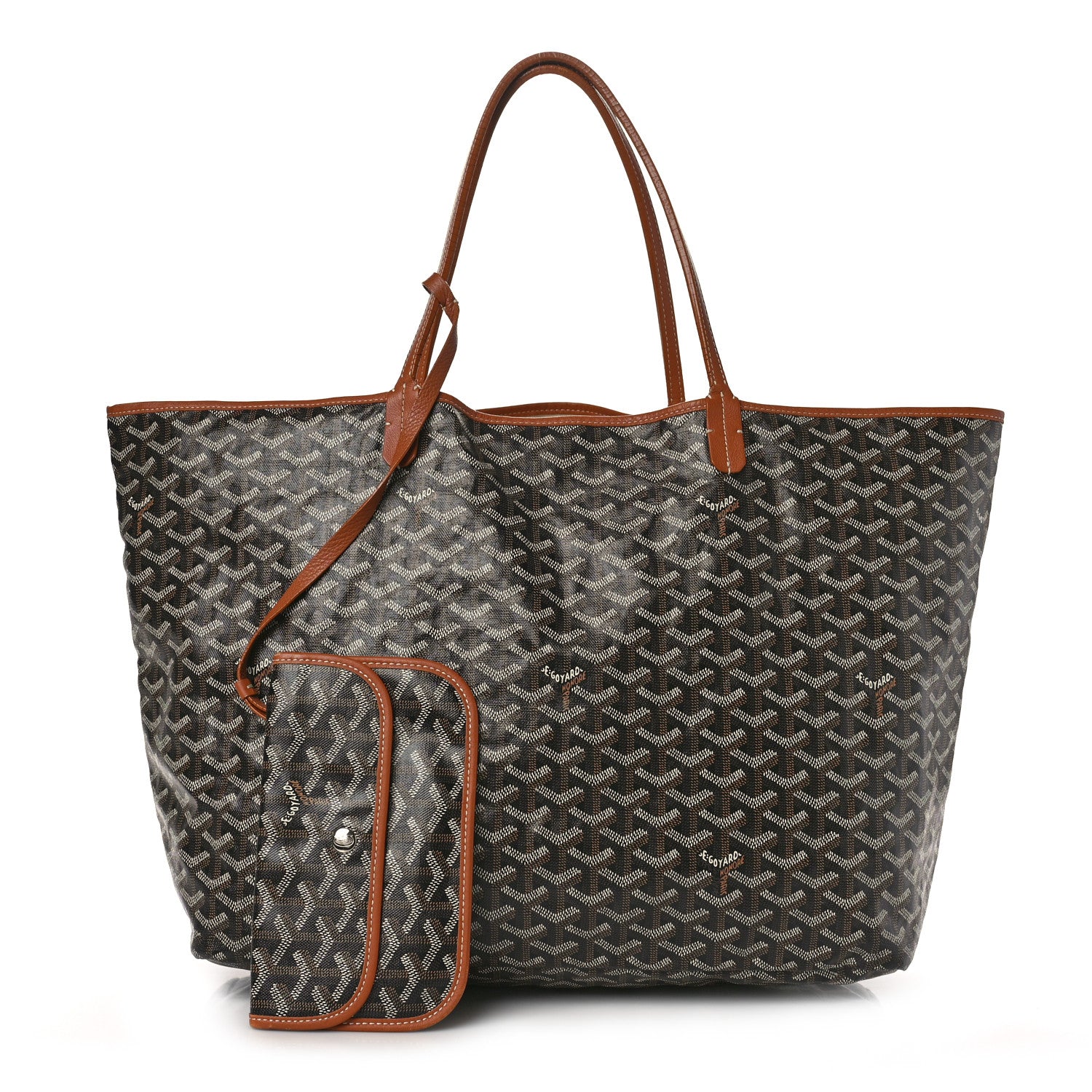 Goyard Goyardine Saint Louis GM Black Gold 1 of 18