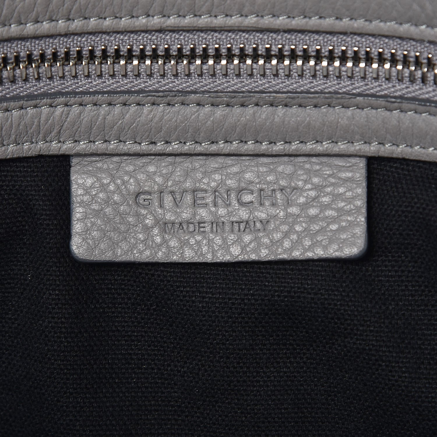 Givenchy Grained Calfskin Medium Pandora Pure Flap Bag Pearl Grey 7 of 10