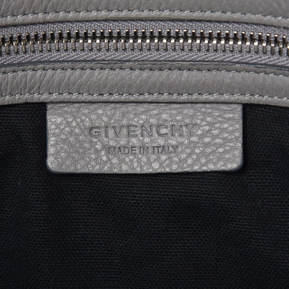 Givenchy Grained Calfskin Medium Pandora Pure Flap Bag Pearl Grey 7 of 10
