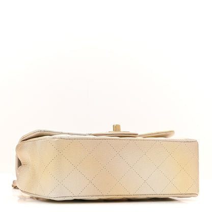 Chanel Metallic Goatskin Quilted Mini Rectangular Flap Gold 4 of 12