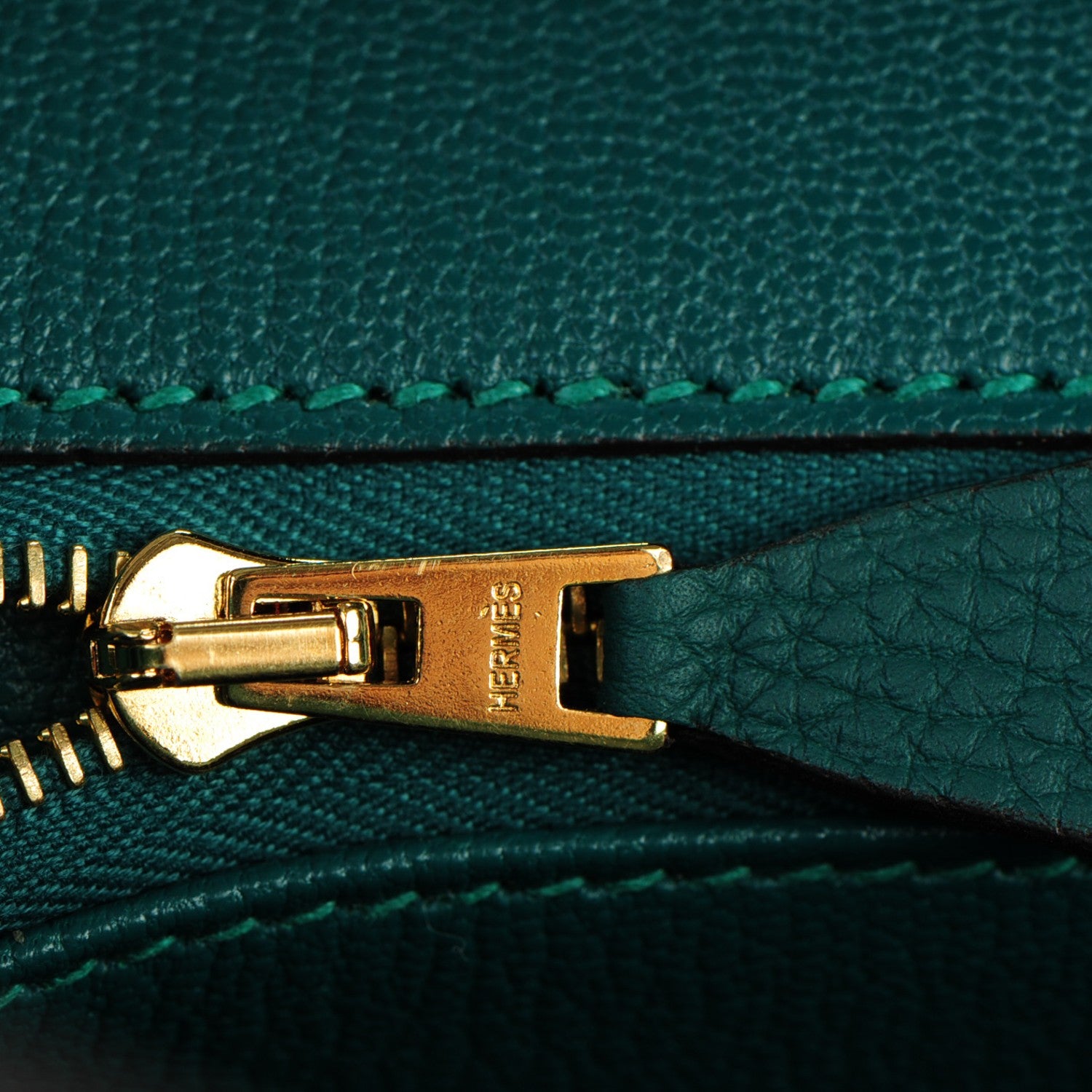 Hermes Togo Birkin 30 Malachite 24 of 28
