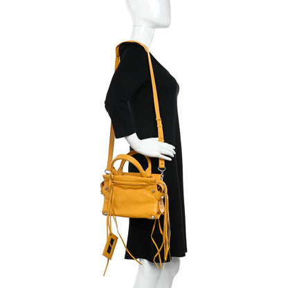 Balenciaga Agneau Giant 12 Silver Hardware Mini Mute City Jaune Miel 2 of 12
